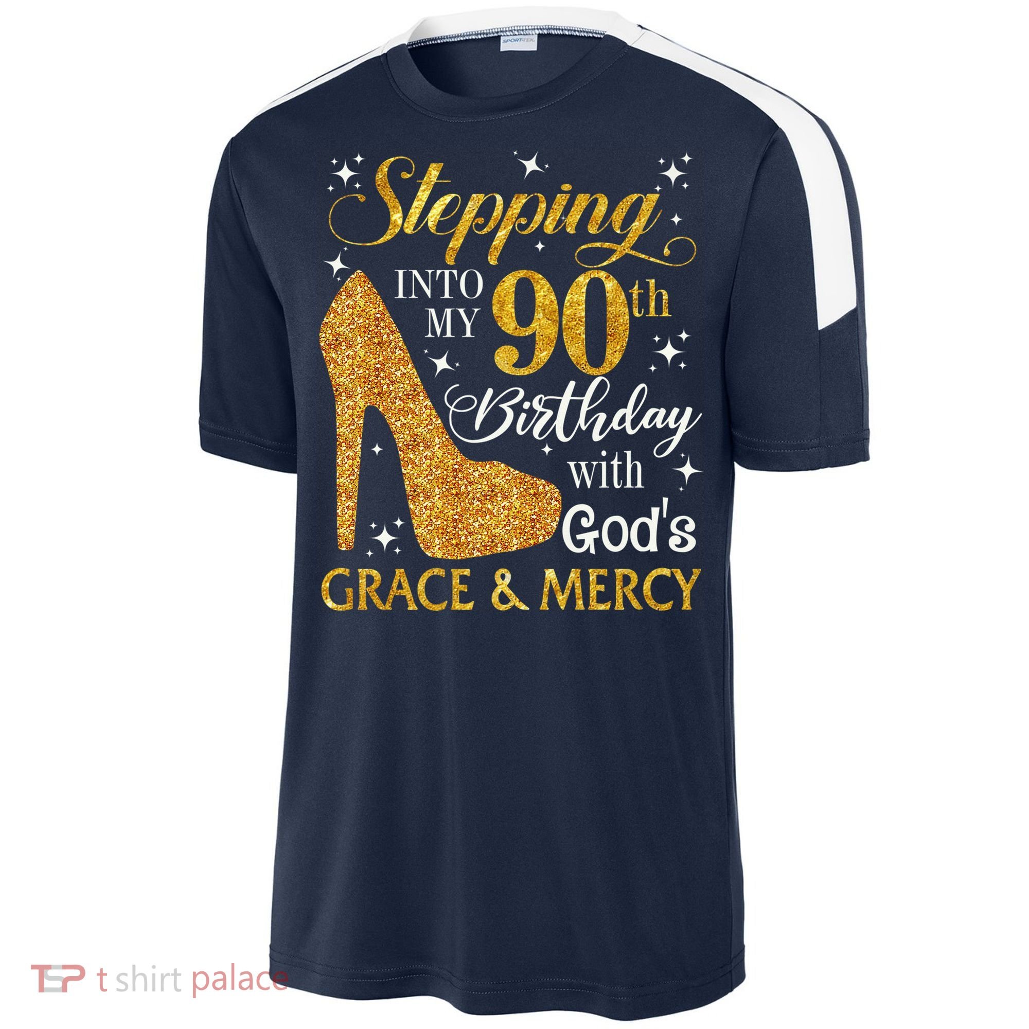 Stepping Into My 90th Birthday With God'S Grace & Mercy Sport-Tek Competitor United Soccer Jersey