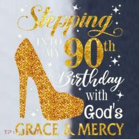 Stepping Into My 90th Birthday With God'S Grace & Mercy Sport-Tek Competitor United Soccer Jersey thumb 4