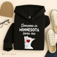 Someone In Minnesota Loves Me Minnesota Mn Hoodie thumb 4
