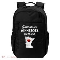 Someone In Minnesota Loves Me Minnesota Mn Backpack thumb 0