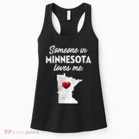 Someone In Minnesota Loves Me Minnesota Mn Women's Tank Top thumb 0
