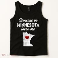 Someone In Minnesota Loves Me Minnesota Mn Tank Top thumb 2