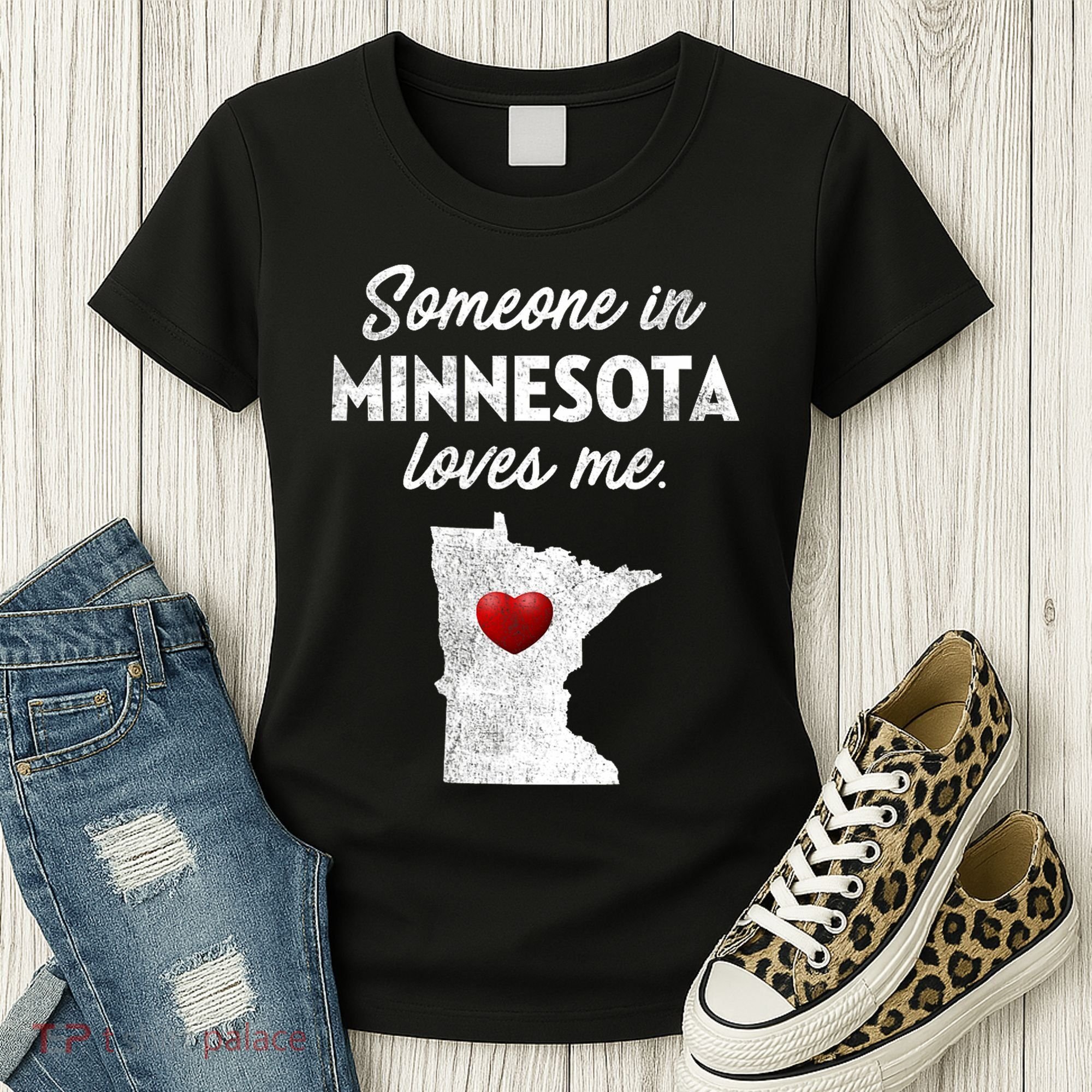 Someone In Minnesota Loves Me Minnesota Mn Women's T-Shirt