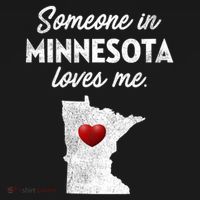 Someone In Minnesota Loves Me Minnesota Mn Kids Sweatshirt thumb 2