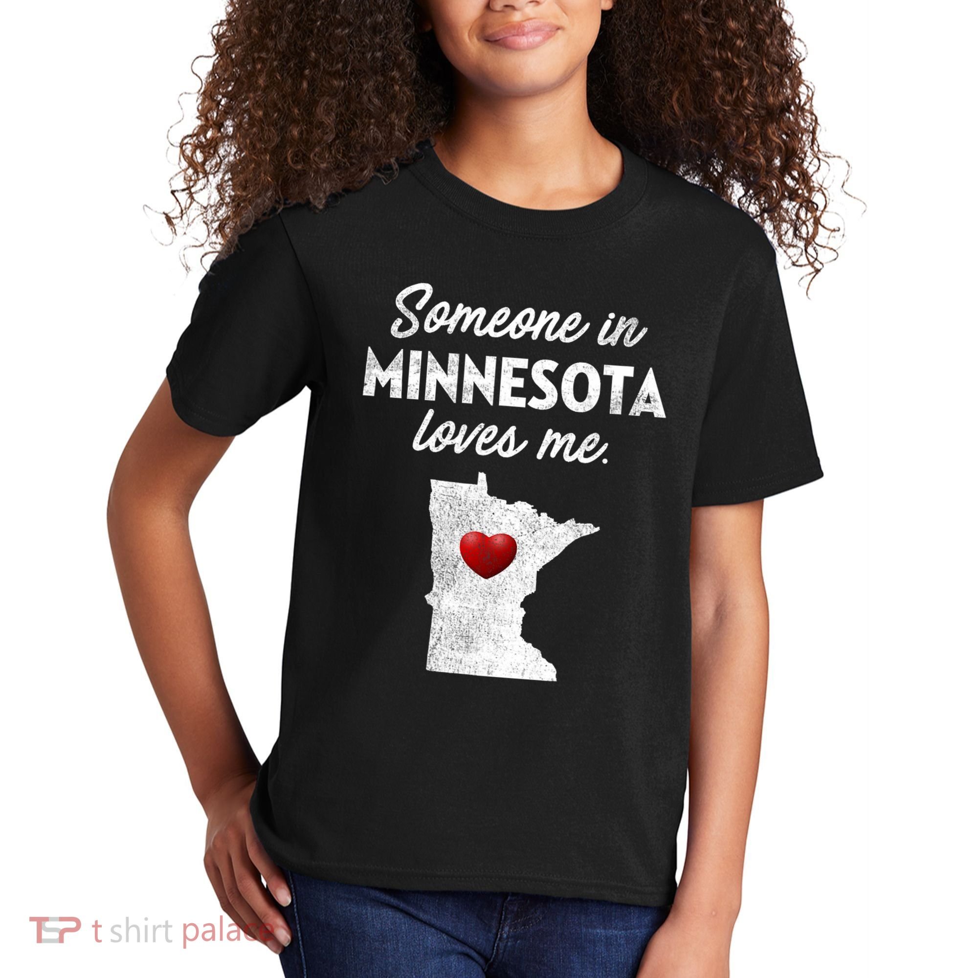 Someone In Minnesota Loves Me Minnesota Mn Kids T-Shirt