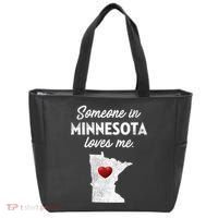 Someone In Minnesota Loves Me Minnesota Mn Tote Bag thumb 0