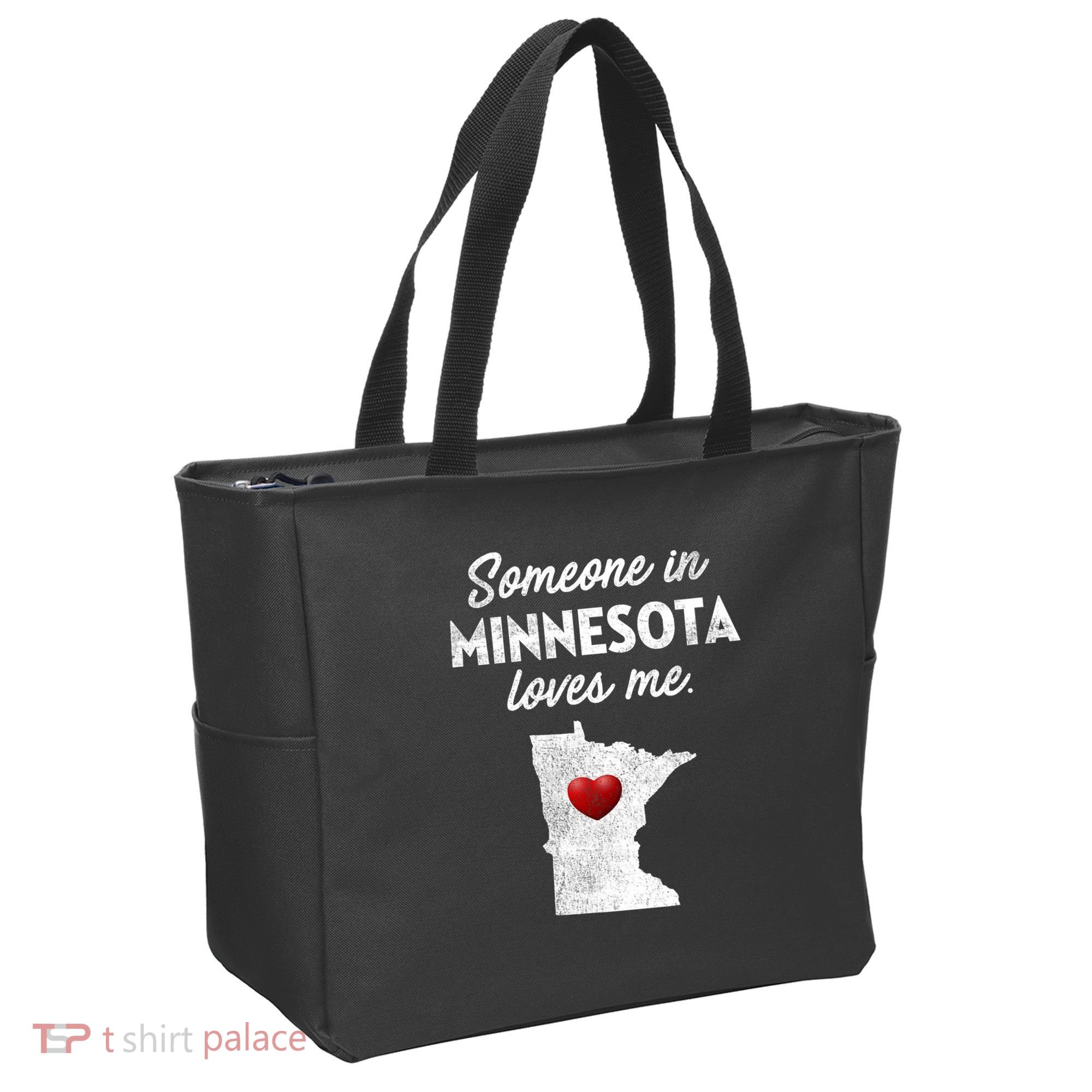 Someone In Minnesota Loves Me Minnesota Mn Tote Bag