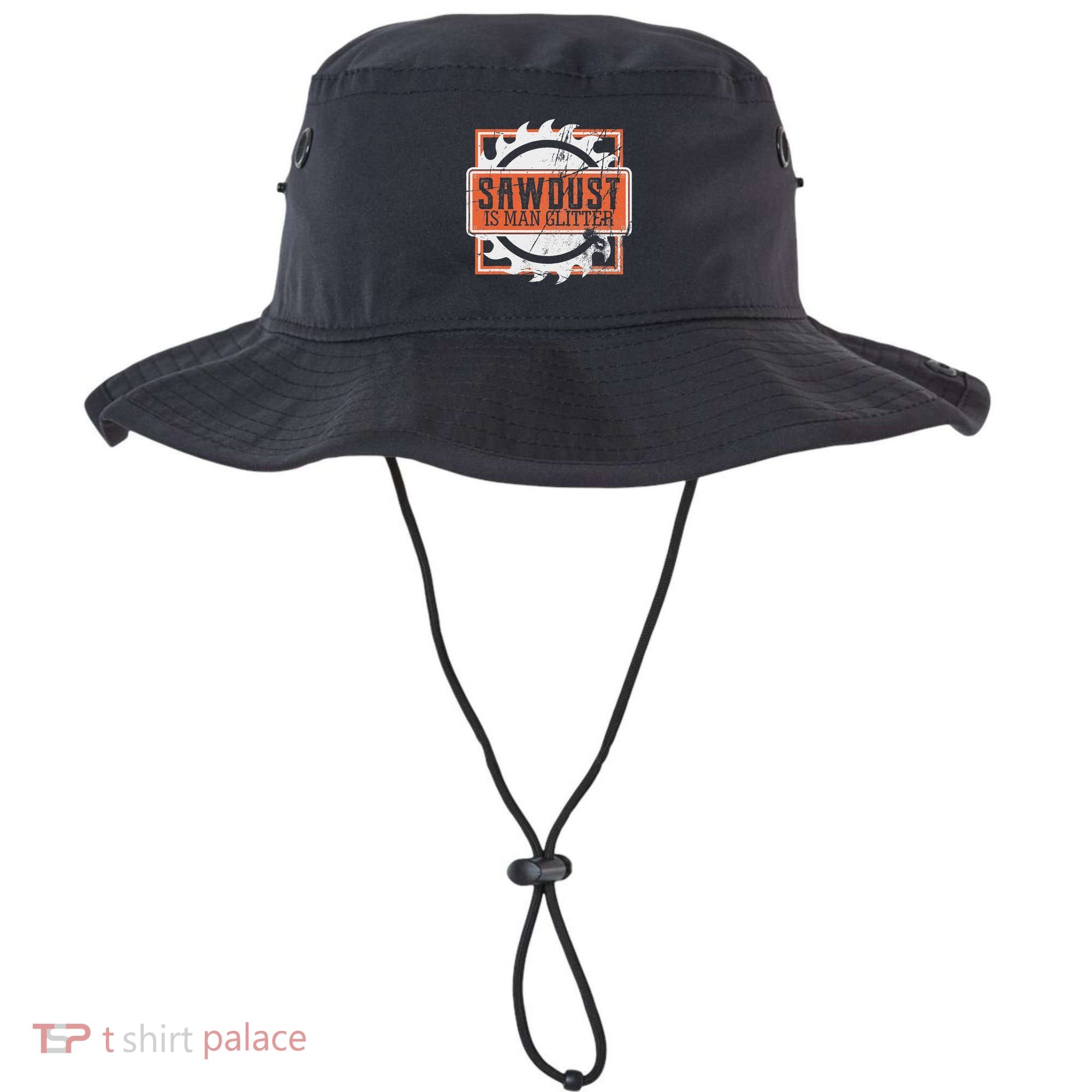Sawdust Is Man Woodworking Or Carpenter Gift Bucket Hat
