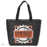 Sawdust Is Man Woodworking Or Carpenter Gift Tote Bag thumb 0