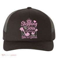 Stepping Into My 50Th Birthday Like A Queen Yupoong Adult 5-Panel Trucker Hat thumb 0