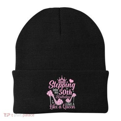 Stepping Into My 50Th Birthday Like A Queen Beanie