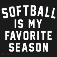 Softball Is My Favorite Season Softball Sports Lover Funny Gift Ornament thumb 1