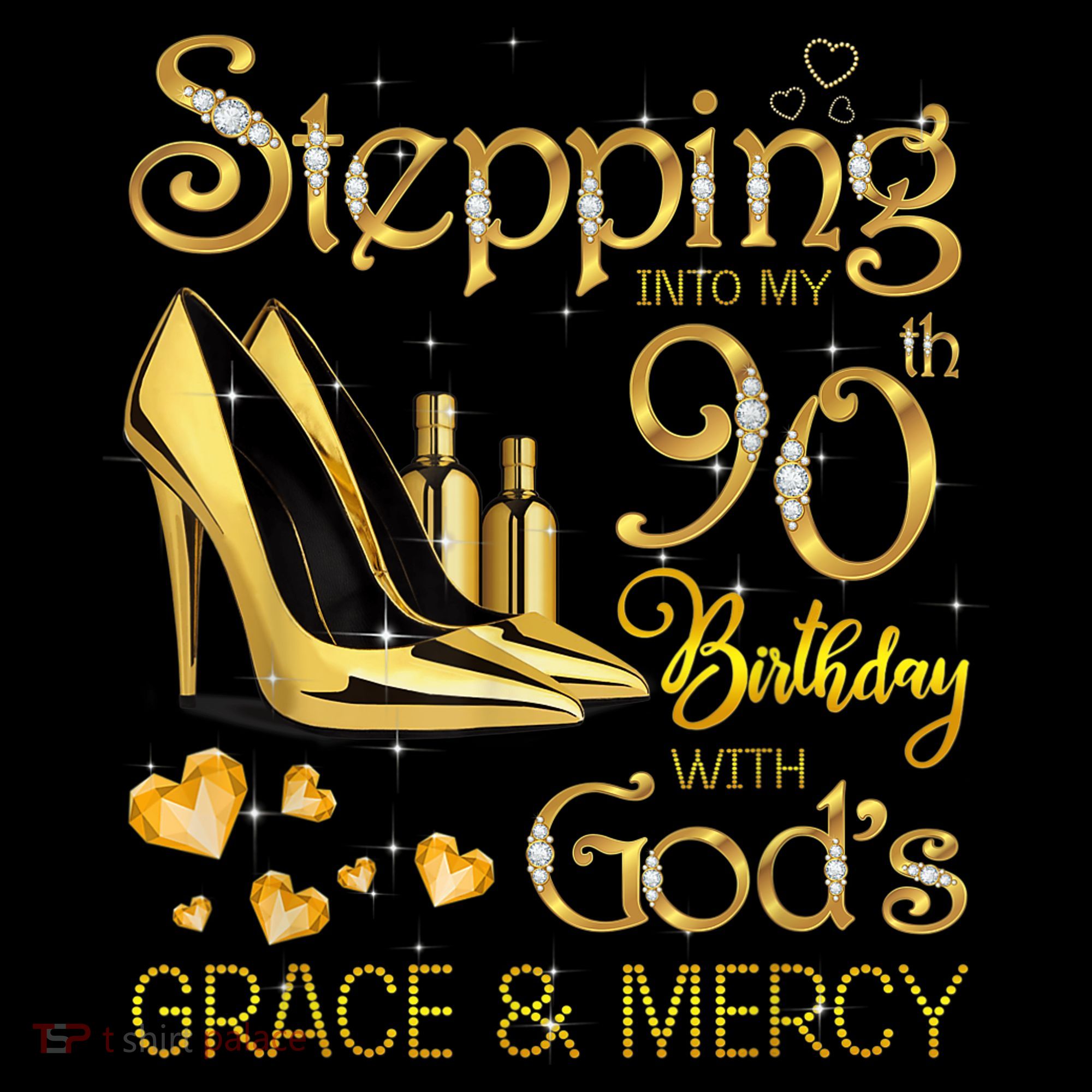 Stepping into my 90th birthday with God's grace & Mercy Women's Hoodie