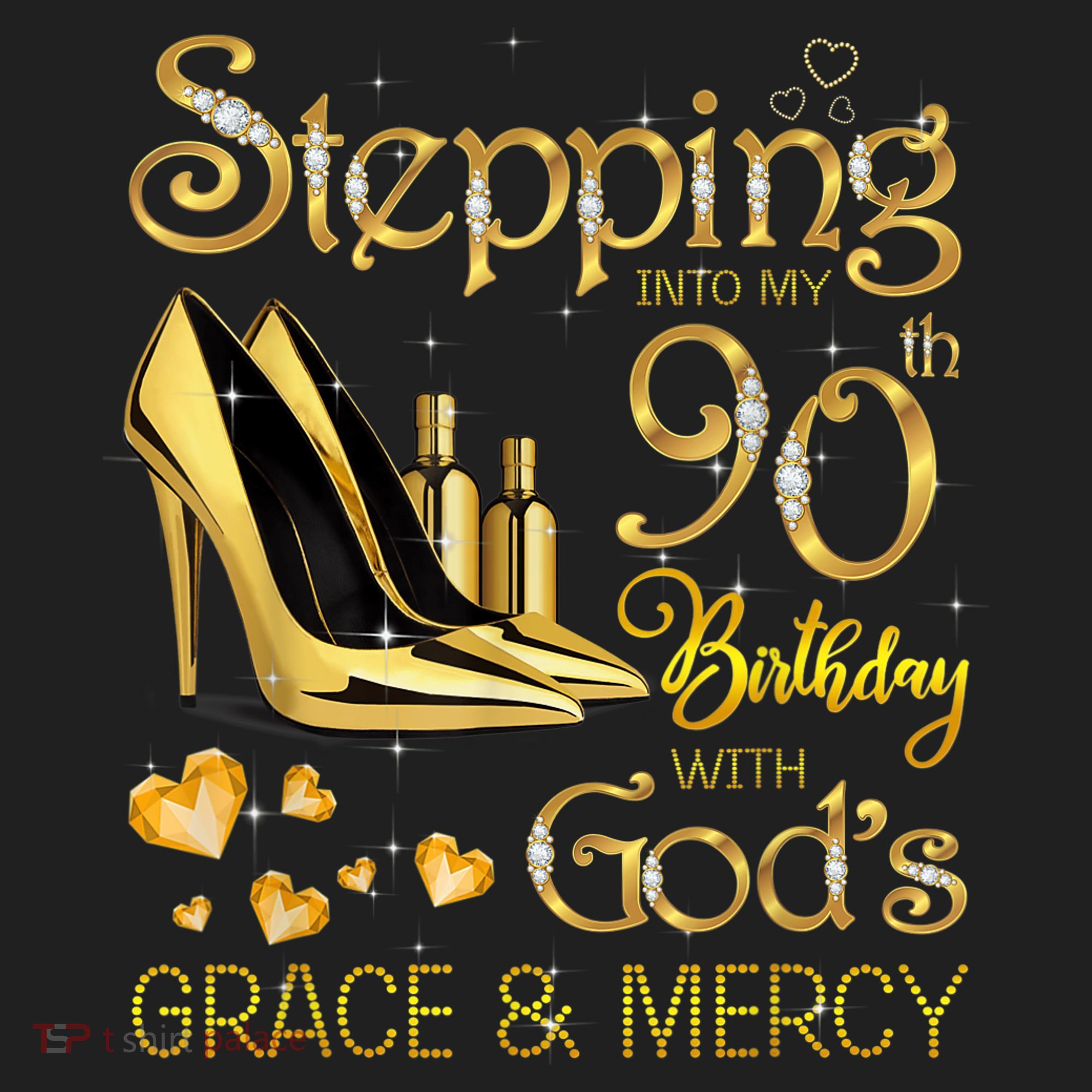 Stepping into my 90th birthday with God's grace & Mercy Plastic Christmas Ball Ornament