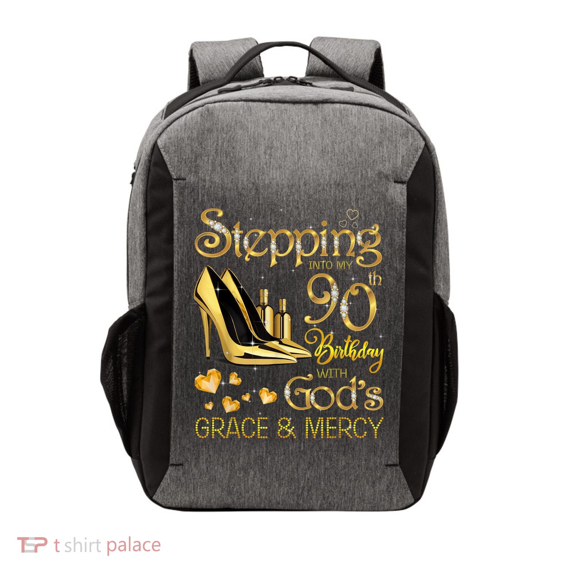 Stepping into my 90th birthday with God's grace & Mercy Vector Backpack
