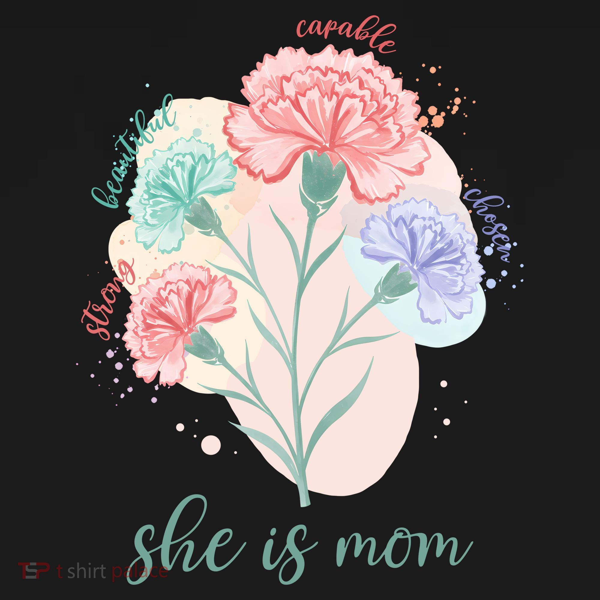She Is Mom Mother's Day Gift Idea Family Sweatshirt