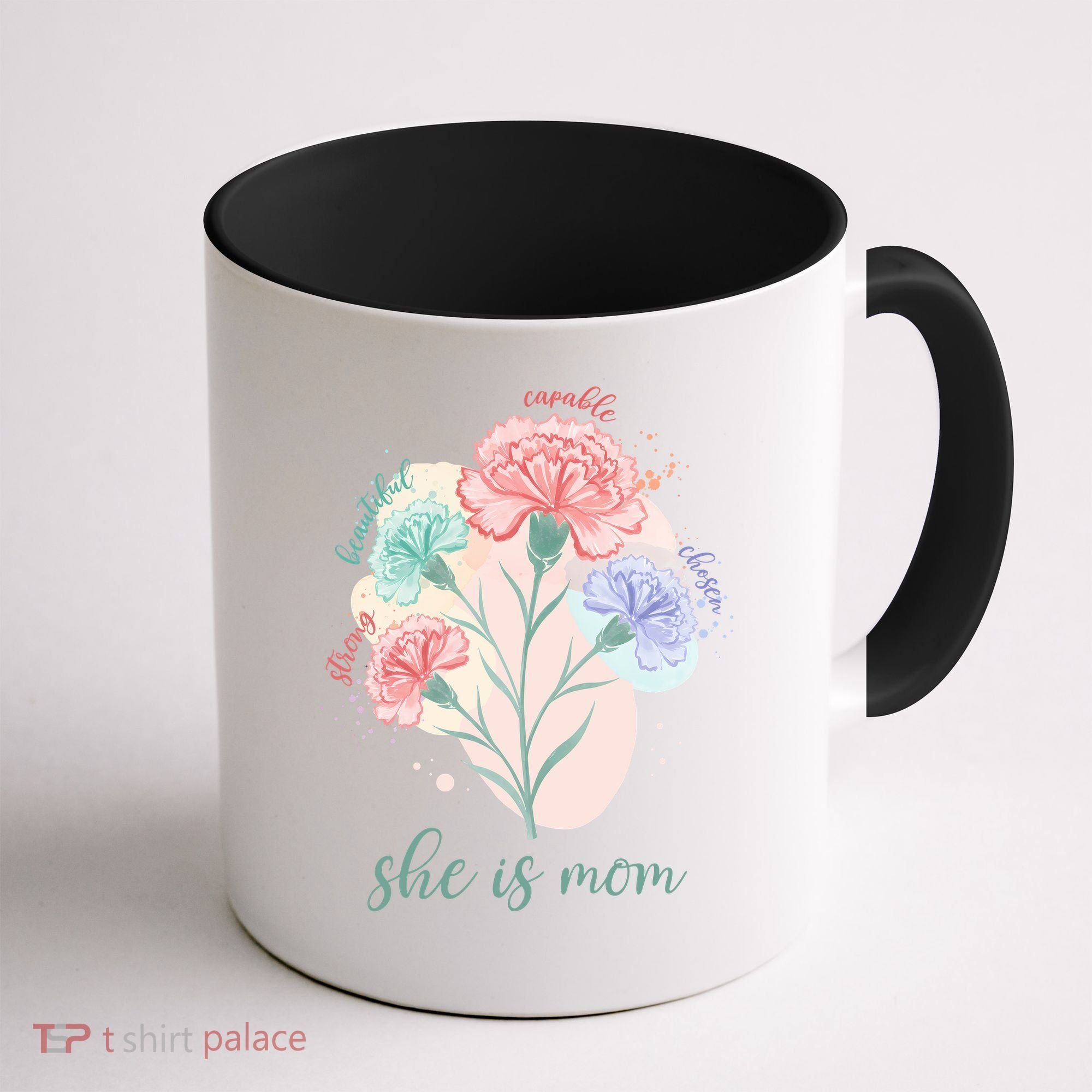 She Is Mom Mother's Day Gift Idea Family Coffee Mug