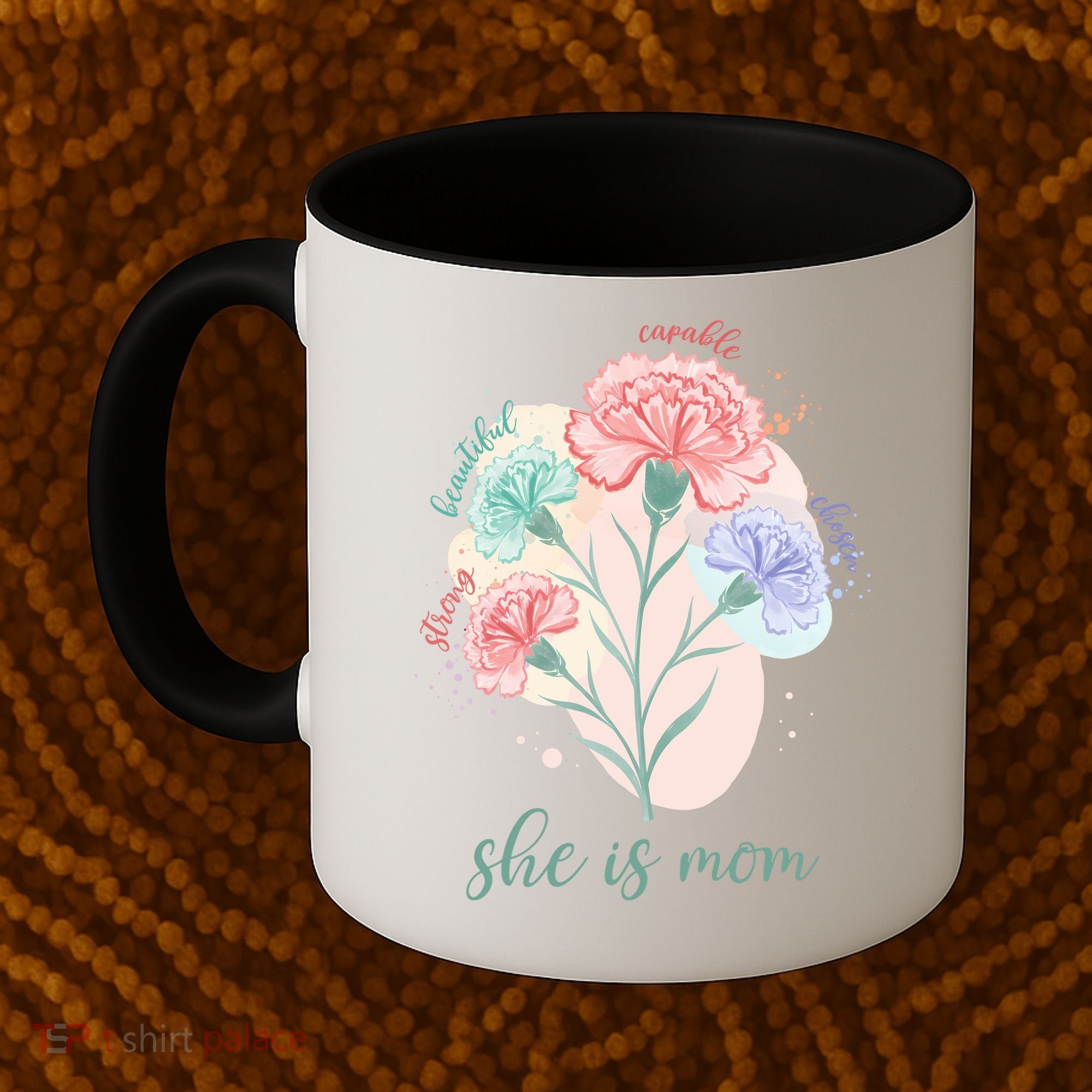 She Is Mom Mother's Day Gift Idea Family Coffee Mug