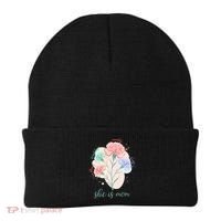 She Is Mom Mother's Day Gift Idea Family Beanie thumb 0