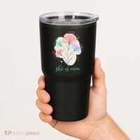 She Is Mom Mother's Day Gift Idea Family Tumbler thumb 2