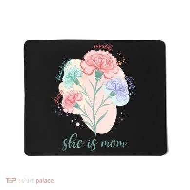 She Is Mom Mother's Day Gift Idea Family Mousepad