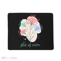 She Is Mom Mother's Day Gift Idea Family Mousepad thumb 0