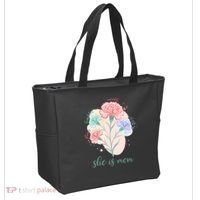 She Is Mom Mother's Day Gift Idea Family Tote Bag thumb 2