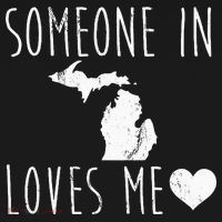 Someone In Michigan Loves Me! Cute State Gift Women's Tank Top thumb 5