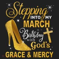 Stepping Into My March Birthday With Gods Grace And Mercy Women's Sweatshirt thumb 2