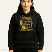 Stepping Into My March Birthday With Gods Grace And Mercy Hoodie thumb 5