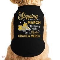 Stepping Into My March Birthday Women Shoes Bday Doggie Tank thumb 0