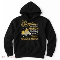 Stepping Into My March Birthday Women Shoes Bday Hoodie thumb 0