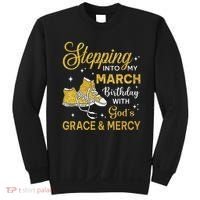 Stepping Into My March Birthday Women Shoes Bday Sweatshirt thumb 0