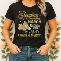 Stepping Into My March Birthday Women Shoes Bday Women's T-Shirt thumb 2