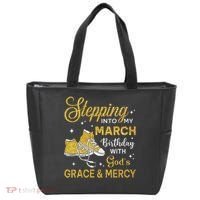 Stepping Into My March Birthday Women Shoes Bday Tote Bag thumb 0