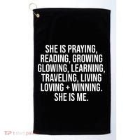 She Is Me Couples Marriage True Love Valentines Golf Towel thumb 0