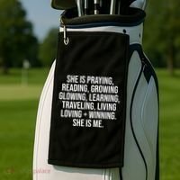 She Is Me Couples Marriage True Love Valentines Golf Towel thumb 2