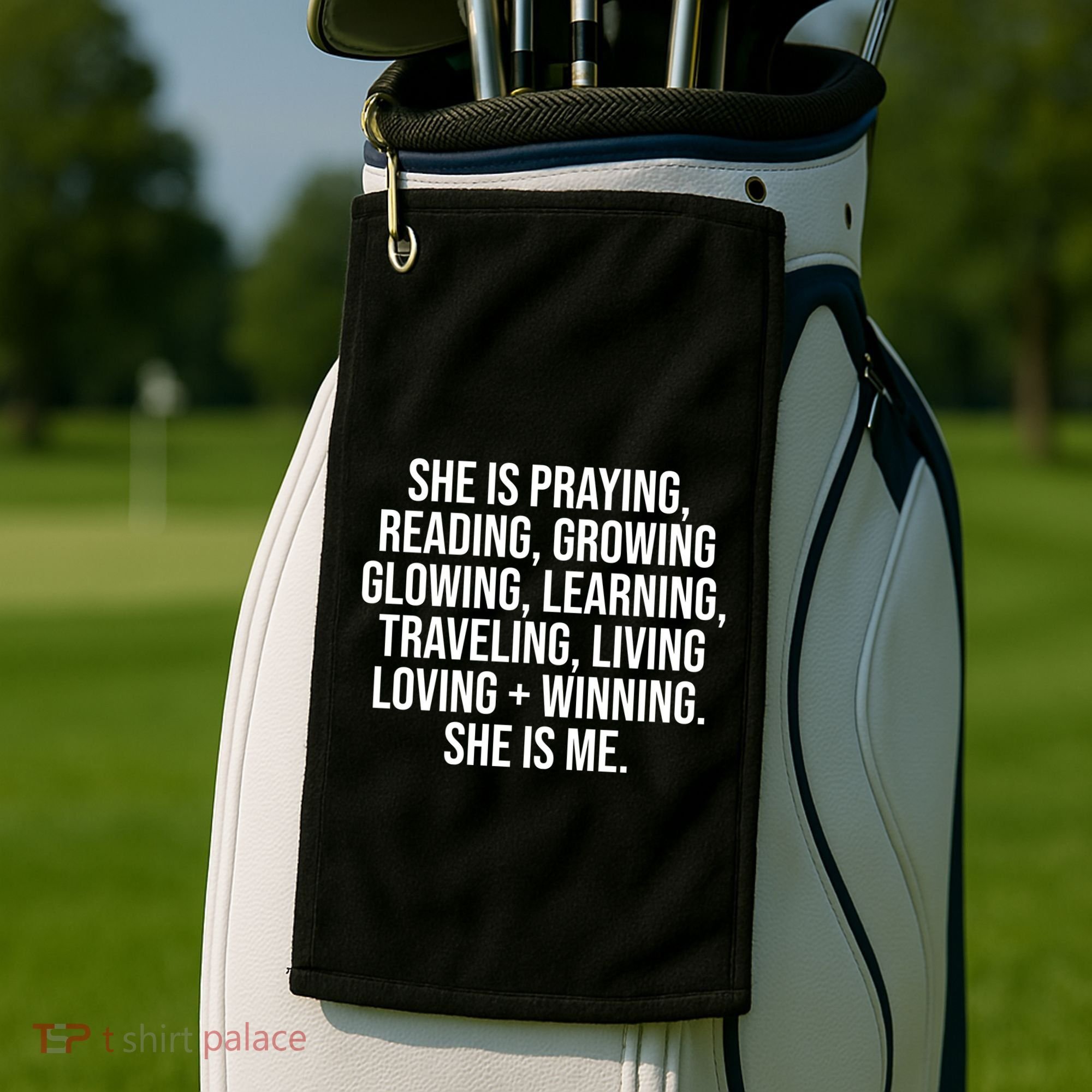 She Is Me Couples Marriage True Love Valentines Golf Towel