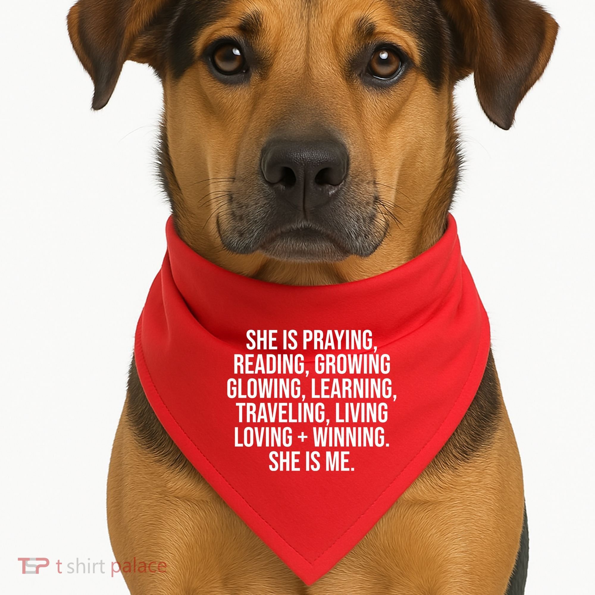 She Is Me Couples Marriage True Love Valentines USA-Made Doggie Bandana