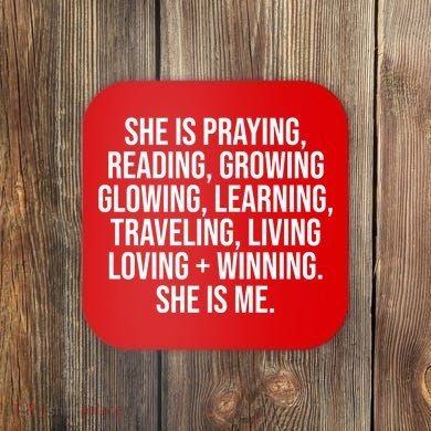 She Is Me Couples Marriage True Love Valentines Coaster