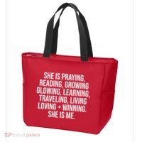 She Is Me Couples Marriage True Love Valentines Tote Bag thumb 3