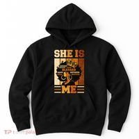 She Is Me Beautiful Blessed Melanin Queen Black History Hoodie thumb 0