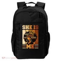 She Is Me Beautiful Blessed Melanin Queen Black History Backpack thumb 0