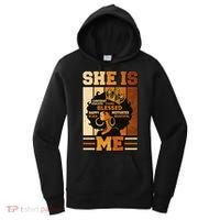 She Is Me Beautiful Blessed Melanin Queen Black History Women's Hoodie thumb 0