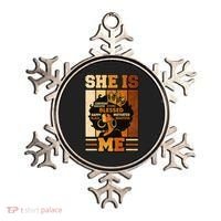 She Is Me Beautiful Blessed Melanin Queen Black History Ornament thumb 0