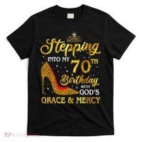 Stepping Into My 70th Birthday Gift Girls WoM.e.n 70 Year Old T-Shirt thumb 0