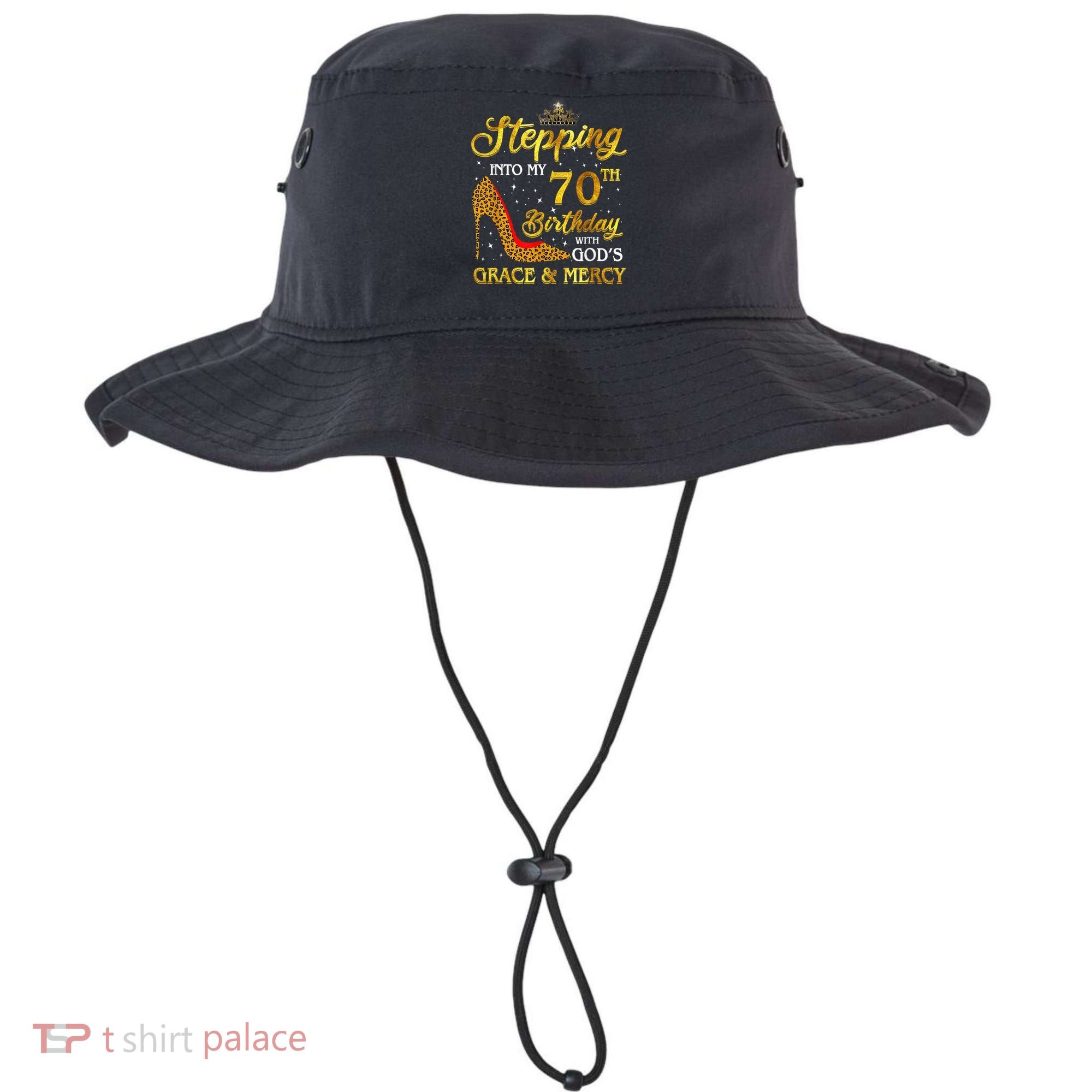 Stepping Into My 70th Birthday Gift Girls WoM.e.n 70 Year Old Bucket Hat