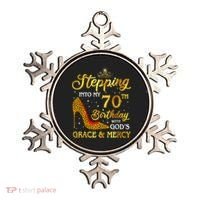 Stepping Into My 70th Birthday Gift Girls WoM.e.n 70 Year Old Ornament thumb 0