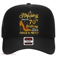 Stepping Into My 70th Birthday Gift Girls WoM.e.n 70 Year Old Hat thumb 0