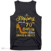 Stepping Into My 70th Birthday Gift Girls WoM.e.n 70 Year Old Tank Top thumb 0